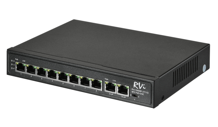 Коммутатор RVi-1NS08F-2T (1G)